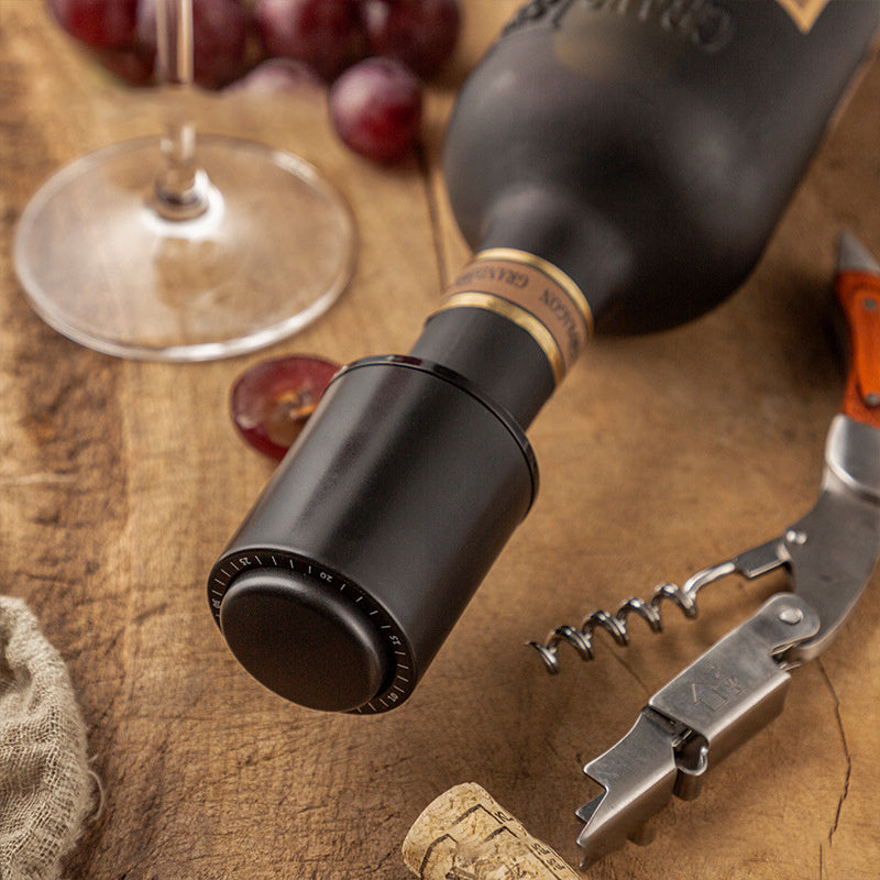 Premium Vacuum Wine Stopper – Save The Wine, Save The Night!